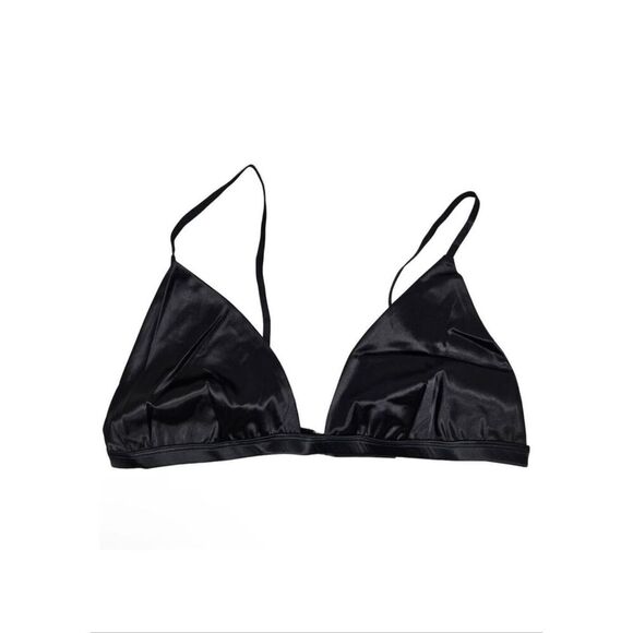 Frederick’s of Hollywood Ginny Black Satin 2 Piece Sleep Set XL - Picture 4 of 7